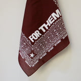For Them Maroon Bandana